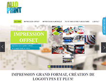Tablet Screenshot of alloprint.ma